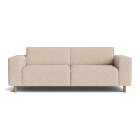 Seam 3 personers sofa - Montreal Beige - 220x88x78 - Sofa, 3 personers sofa