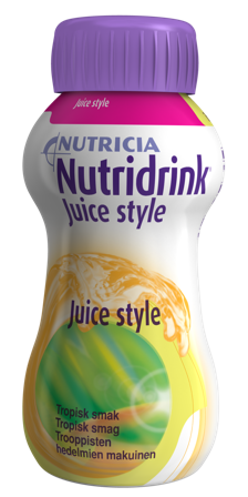 Nutridrink Jucy næringsdrikk tropisk frukt 4x200 ml