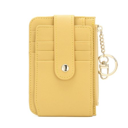 Kredittkortholder Liten lommebok GUL