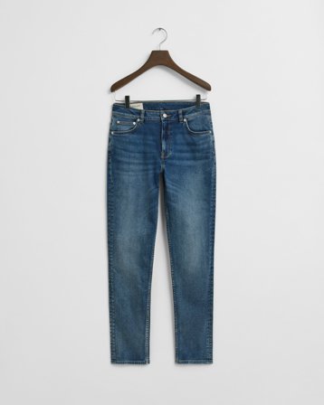 GANT Damen Slim Fit Stretch Jeans (27/32) Denim Melange