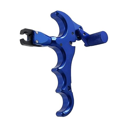 Pilbueslipp med roterende tommel for roterende firefingersgrep