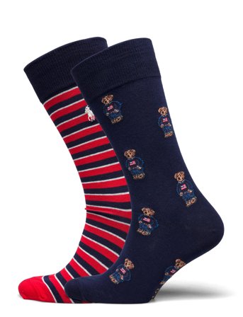 Polo Ralph Lauren | Polo Bear Trouser Sock 2-Pack | ONE SIZE