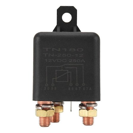 Bilrelæ 12V 250A Kontinuerlig Type Høj Effekt Motorcykel Batteri Kontrolkontakt Terminal Automotive 2025th