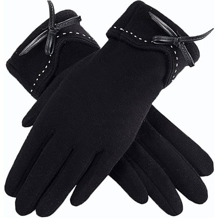 Dame Vinter Varme Handsker til Kvinder, Tykt Forede Vindtætte Touch