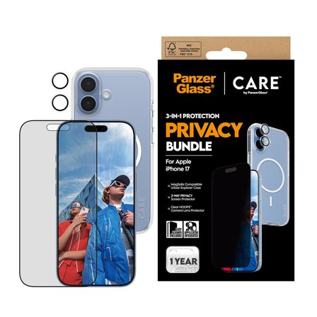 PanzerGlass CARE by PanzerGlass 3-in-1 Flagship Privacy Bundle iPhone 17