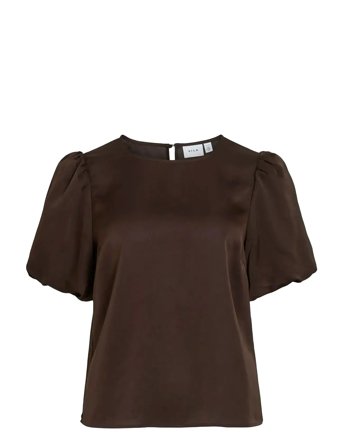 Vila | Viellette 2/4 Satin Puff Top - Noos | 42