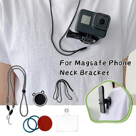 För Magsafe Telefon Action Kamera Halsfäste (För telefon)