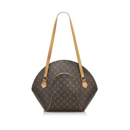 Louis Vuitton Vintage Monogram Ellipse GM Shopping Väska Canvas Monogram Canvas France brun, Dam Vintage Väskor, Dam, Storlek: ONE SIZE