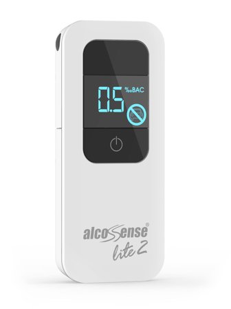 AlcoSense Lite 2 Breathalyzer & Alcohol Tester with Adjustable Drink Drive Alerts