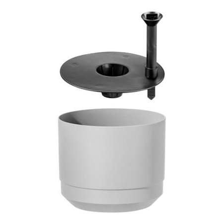 Kruka m långtidsbevattn. Paulina ø 14 cm Grå Orthex