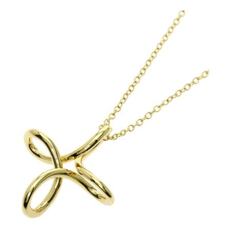Tiffany & Co. Pre-owned Necklaces , Geel , Dames , Maat: ONE Size Vintage Sieraden