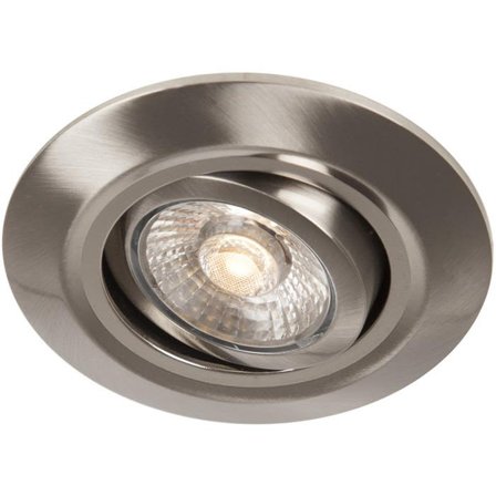 Hide-a-Lite Comfort Quick Downlight borstat stål, tune, Belysning