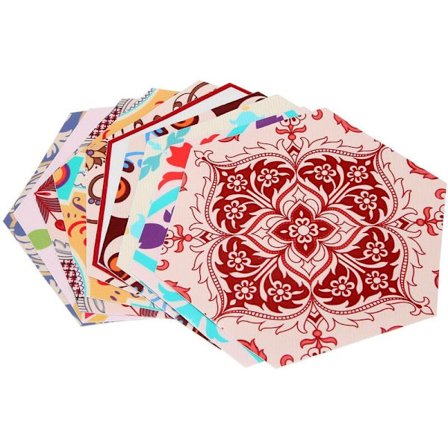 Selvklebende vinylgulv for hjemmedekor, sekskantede PVC-veggfliser klistremerke og selvklebende pinne, for kjøkkenbad