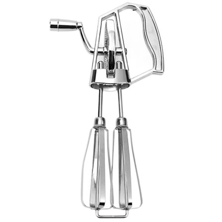 Manuel Håndmixer, Æggepisker Håndsving 14x25,5 cm Rustfrit Stål Manuel Håndmixer Belagt Æggepisker
