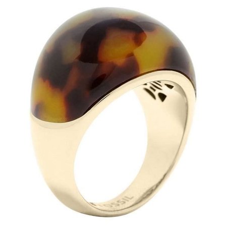 Ring - FOSSIL - JOYERIA FASHION JF00709710503 - Guldpläterad - Gyllene - Kvinna