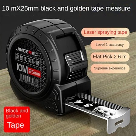 Målebånd Stål Målebånd 10M 25MM