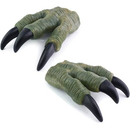 2-pack Dinosaurie Klor Leksaker Överstora Dino Velociraptor Gummi, ZQKLA