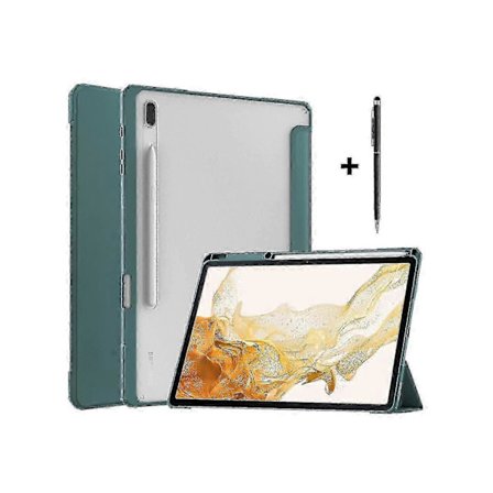Samsung Galaxy Tab S8 Plus 12.4 2022 Sm-x800 Sm-x806 / Tab S7 Fe 12.4 Tommer 2021 / Tab S7 Plus 12.4 2020 Med Pen Holder, Universal Stylus(h})