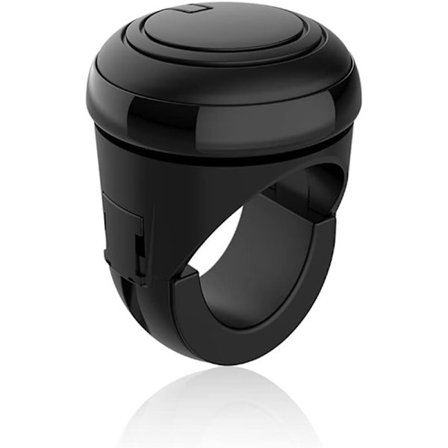 Rattknopp, Universal Ratt Spinner Knapp Power Ball Handtag för Bilfordon (Svart)