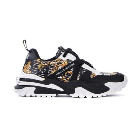 Versace Jeans Couture Sneakers , Zwart , Heren , Maat: 41 EU