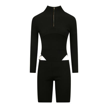 Jacquemus, jumpsuit Czarny, Kobieta, Rozmiar: S