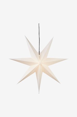 Star Trading - Stjärna Frozen 70cm - Vit - Adventsstjärnor - Från Homeroom