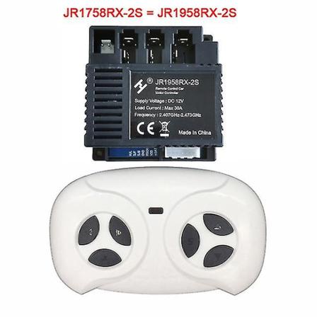 Jr-rx-12v elektrisk bil for barn Bluetooth-fjernkontrollmottaker, jevn startkontroller Jr1958rx og Jr1858rx/jr1738rx -HG JR1958RX-2S Full