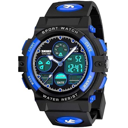 Kids Digital Sports Watch, Gutter Jenter Vanntett Sports Outdoor Watch Kids Casual Electronic Analog Quartz Sports Watch