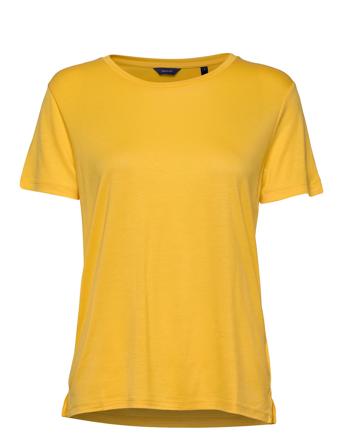 Light Weight Ss T-Shirt T-shirts & Tops Short-sleeved Keltainen GANT