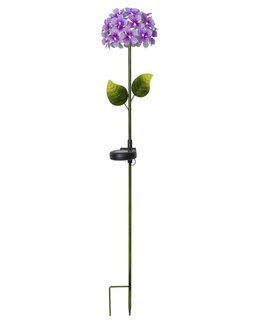 Solcellsdekoration Hortensia Lila - Star Trading