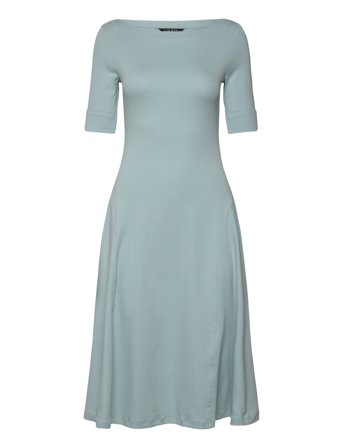 Lauren Ralph Lauren | Stretch Cotton Midi Dress | M