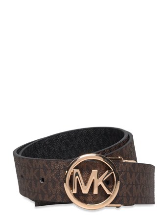 Michael Kors Accessories 32Mm Rev Mk Logo Bkl Logo To Logo - Brown - L