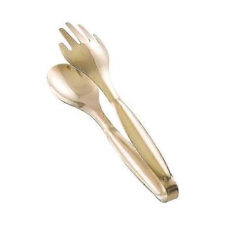 Kultainen ruostumattomasta teräksestä valmistettu spagettipihti pastalle, nuudeleille, leivälle, pihville - 1 kpl