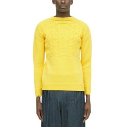 Maison Margiela, Sweatshirt Geel, Heren, Maat:S