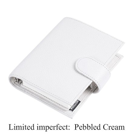 Limited Imperfect Moterm Regular Pocket Rings Planner Genuine Cowhide Leather A7 Notebook Agenda Organizer Journey Sketchbook
