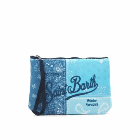 Saint Barth, Toilet Bags Blauw, Dames, Maat:ONE Size
