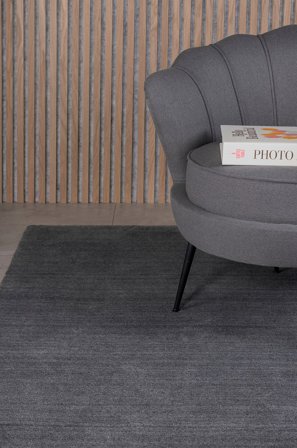 Venture Home - Matta Uno, rektangulär - Grå - Lugg & ryamattor - 250X350 - Från Homeroom