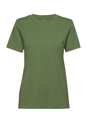 Slfmy Perfect Ss Tee Box Cut Color T-shirts & Tops Short-sleeved Grønn Selected Femme