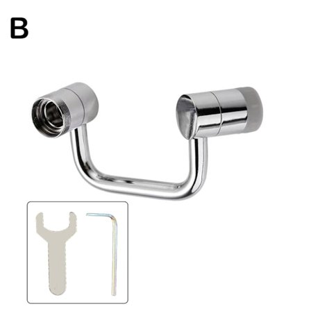 1080 roterbar to-trins sprøjtehoved til toilet i hjemmet