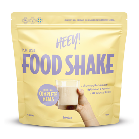 Heey! Vegansk Food Shake, Vanilla, 1,4 kg