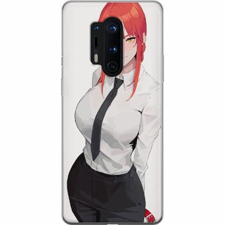 Oneplus 8 Pro Genomskinligt Skal Makima Chainsaw Man