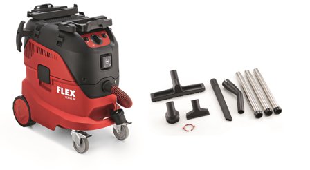 Flex VCE44MAC-Kit Våd- og tørstøvsuger 1400 W, M-Klasse, Støvsugere & rengøringsmaskiner