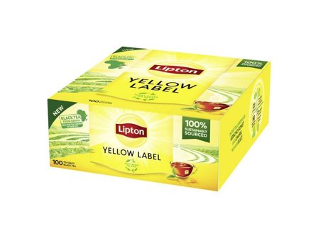 LIPTON Te Yellow Label, svart, 100 inslagna tepåsar 100/fp - Lyreco - Kök och servering - Kaffe och te - Te