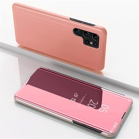 Clear View-etui til Samsung Galaxy A56 - Pink