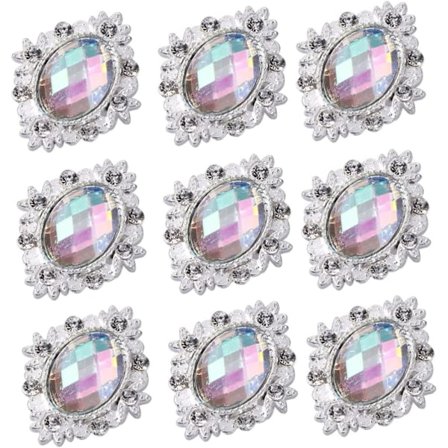 10 kpl Kenkäklipsi Strassi Litteä Takana Nappi Kenkä