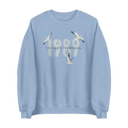 Dam Taylor Swift 1989 Konsert Sweatshirt Långärmad Casual Lös Baggy Crewneck Pullover Blus Toppar för Swiftie Fans Gåvor S