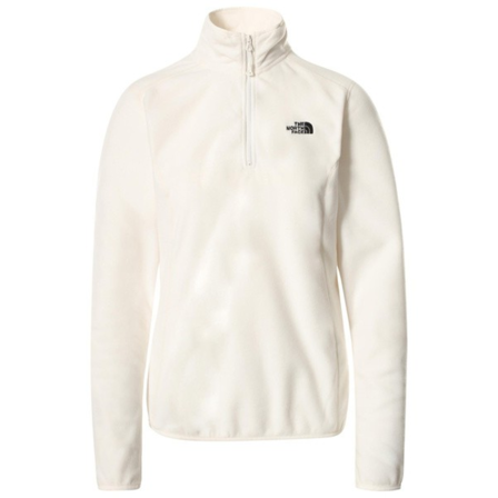The North Face W 100 Glacier 1/4 Zip White