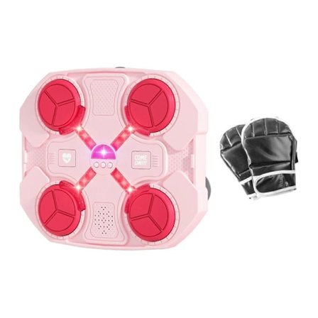 Boksetræningsmaskine Boksetræner til Børn og Voksne Reaktionsmål Træning Vægmounted Elektronisk Boksevæg Mål Punching Pad