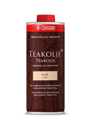 Espegard Teakolje Klar 450ml