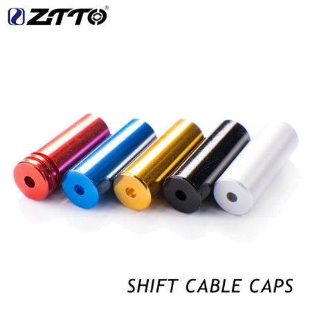 ZTTO Aluminiumlegering Cykel Cykel Skift Broms Kabel End Caps Inner Wire hylsor Kabel Cykel Växel Växlingstips Crimps